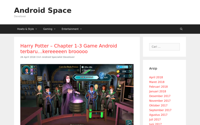 Android Space Develover